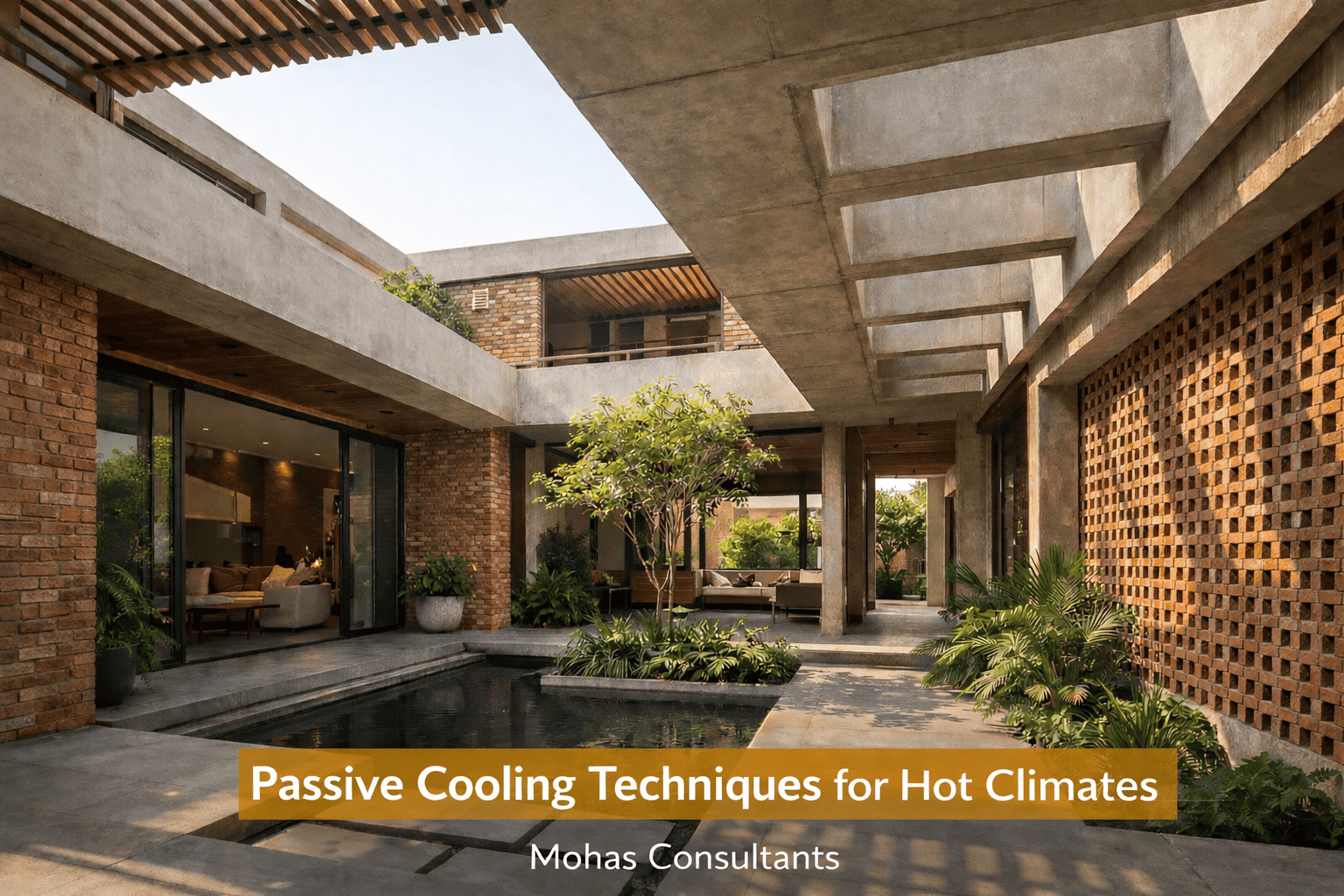 Passive Cooling Techniques for Hot Climates | Mohas Consultants