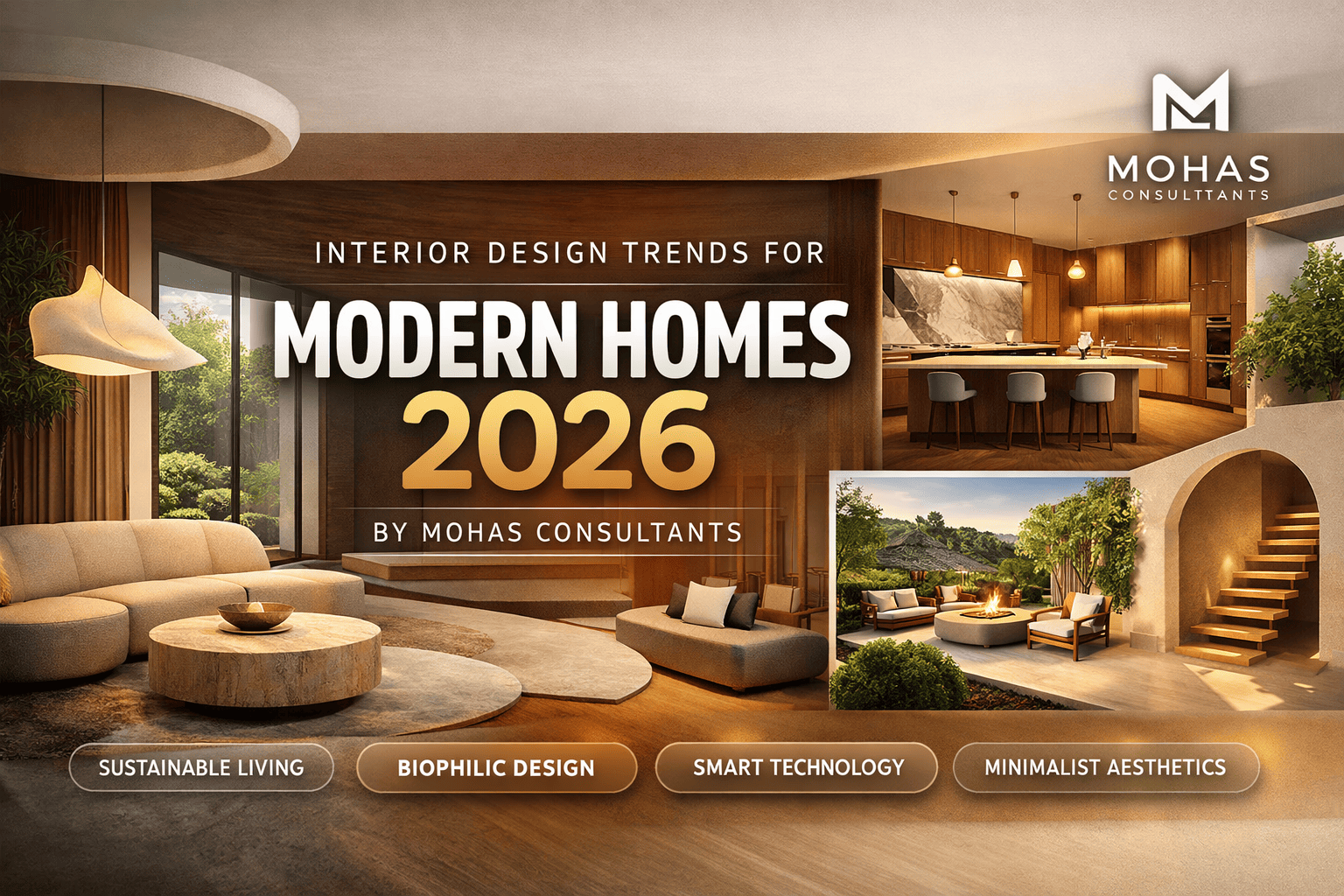 Interior Design Trends for Modern Homes 2026 | Mohas Consultants