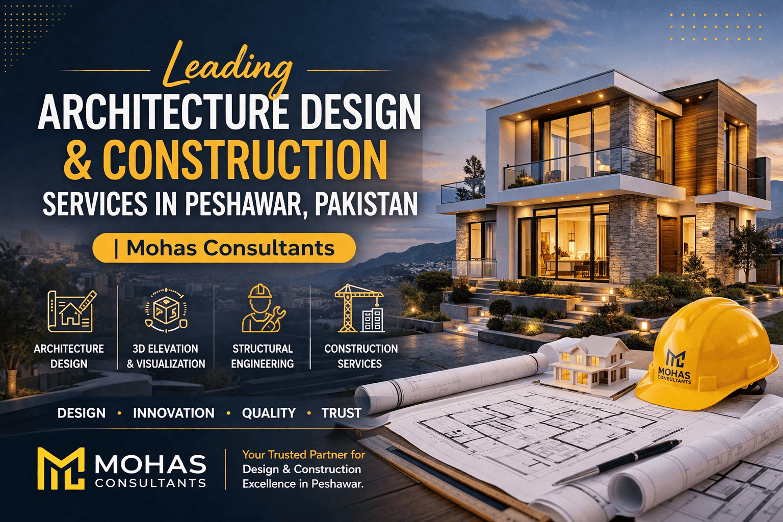 Leading Architecture Design & Construction Services in Peshawar, Pakistan | Mohas Consultants