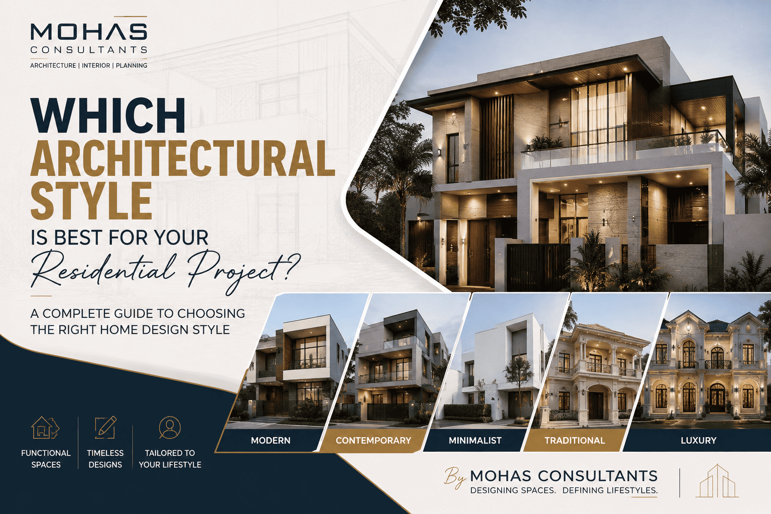 Which Architectural Style Is Best for Your Residential Project? | Mohas Consultants