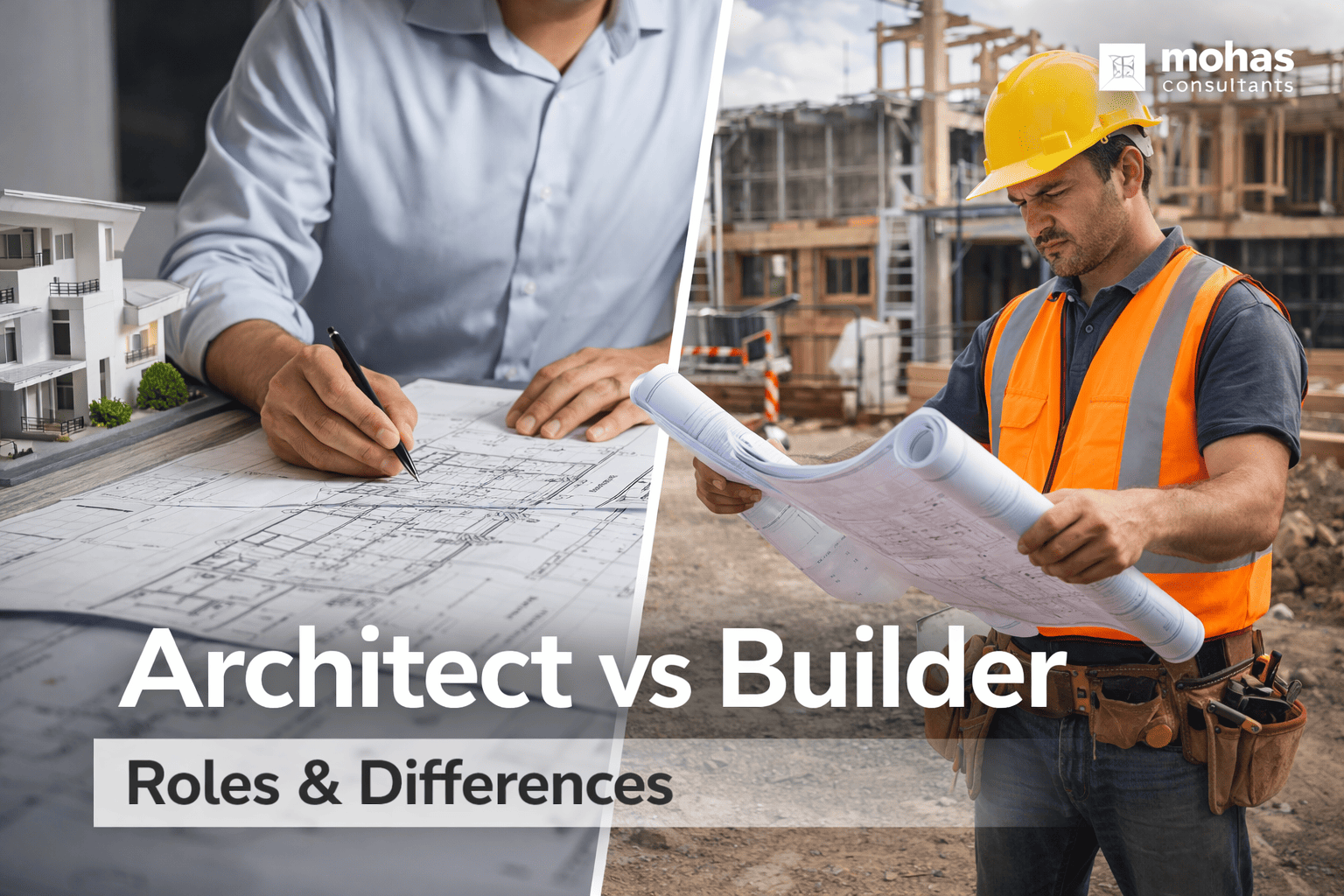Architect vs Builder: Roles & Differences | Mohas Consultants